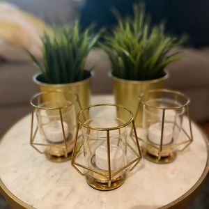 Gold Boho Decor set